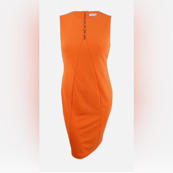 Calvin Klein Dresses & Skirts - Calvin Klein Laddered Scuba Sheath Dress